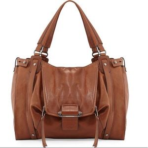 Jax Kooba cognac leather handbag